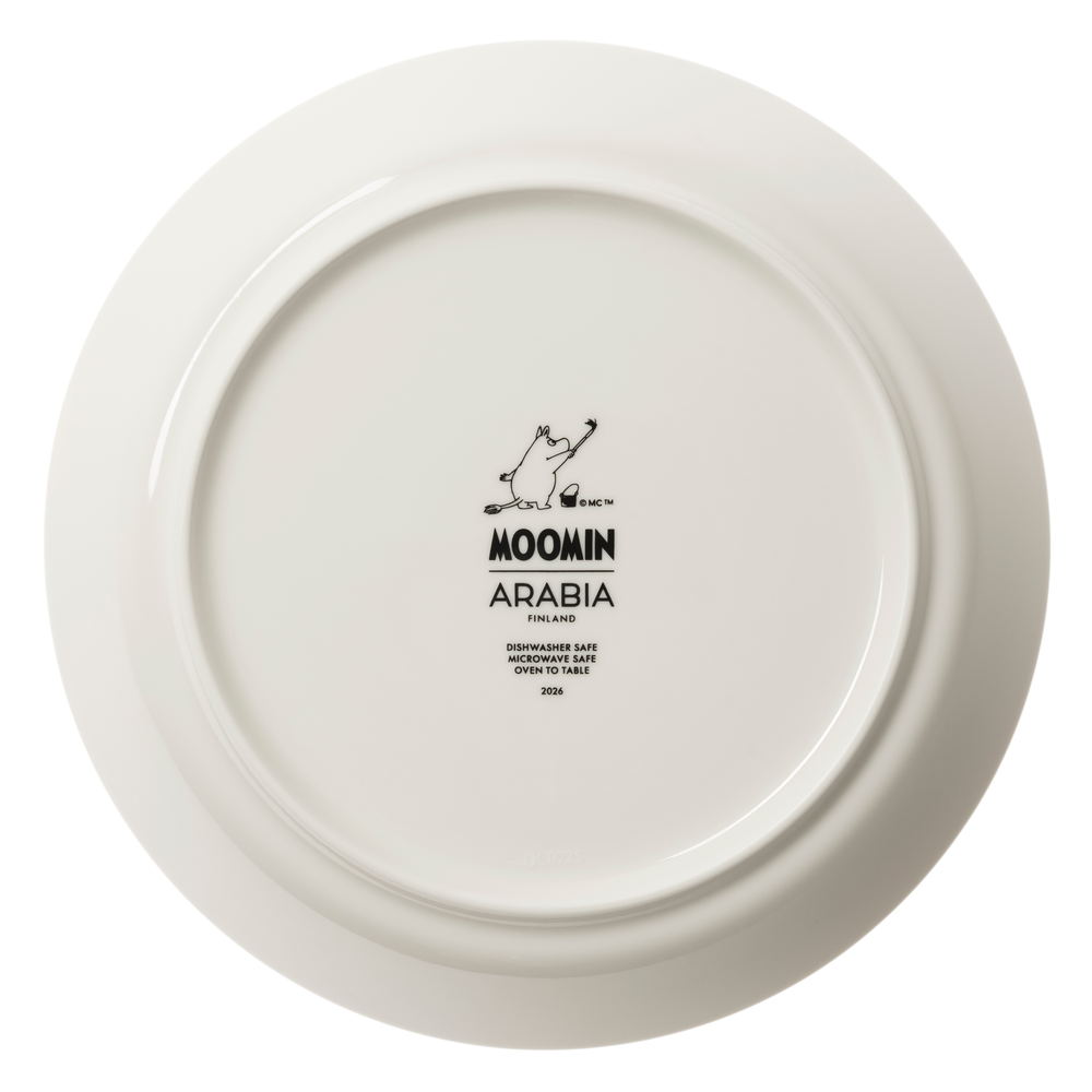 Moomin Holiday Rush Plate 19cm - The Official Moomin Shop