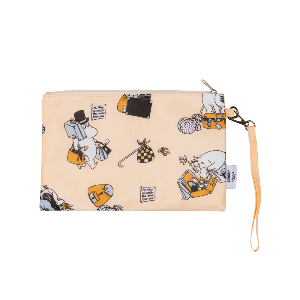 Moomin Holiday Rush Toiletry Bag Flat - The Official Moomin Shop