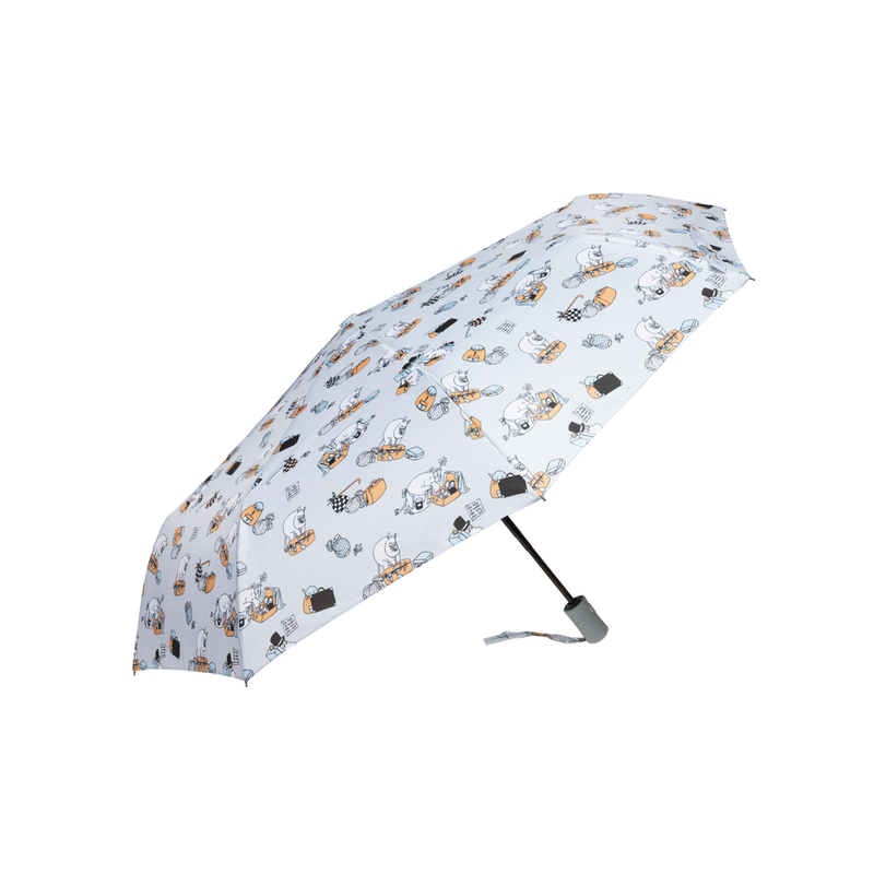 Moomin Holiday Rush Umbrella White - The Official Moomin Shop