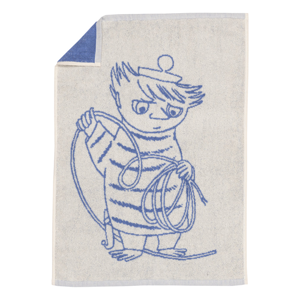 Too-Ticky Hand Towel 50x70cm Blue - The Official Moomin Shop