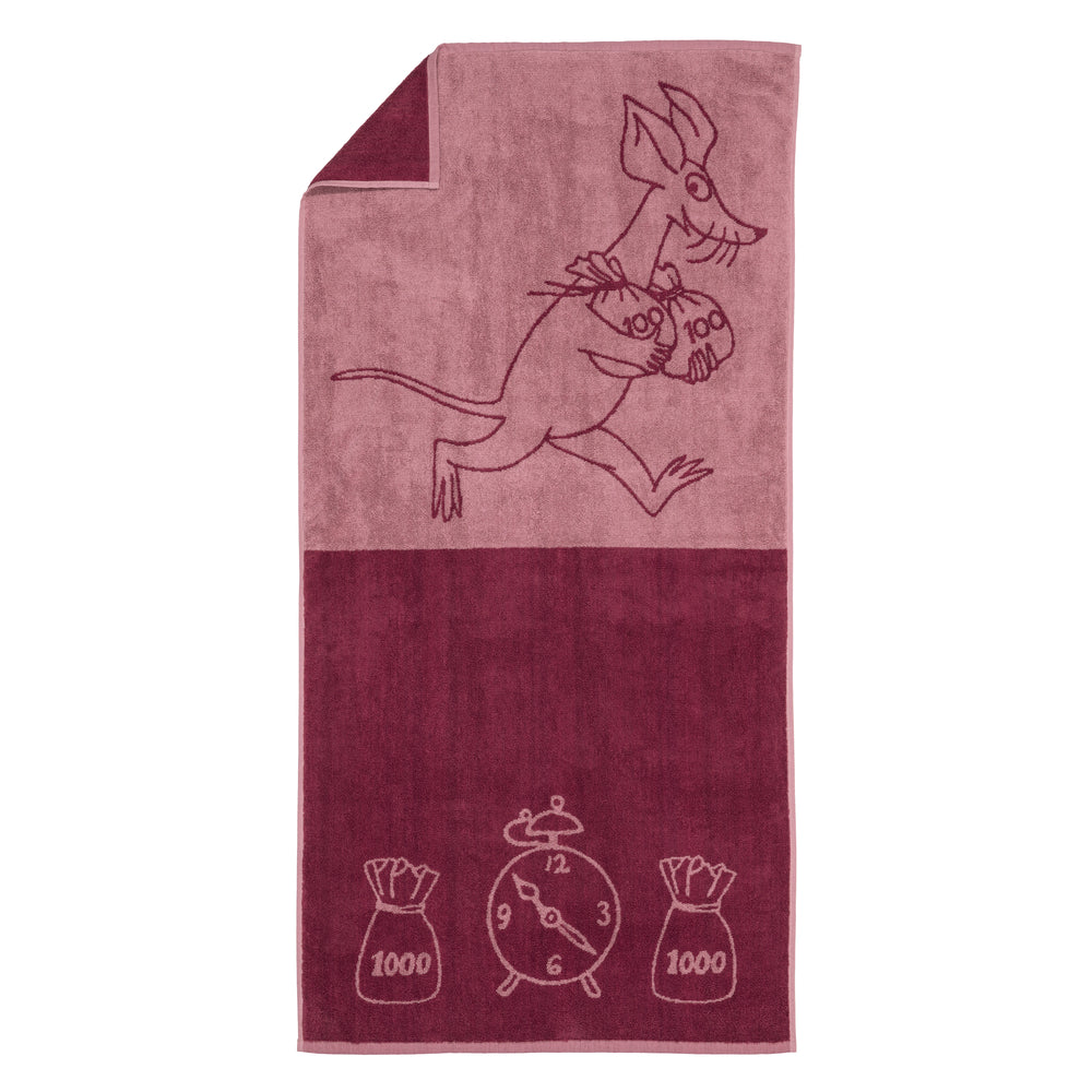 Sniff Bath Towel 70x140cm Mauve - The Official Moomin Shop