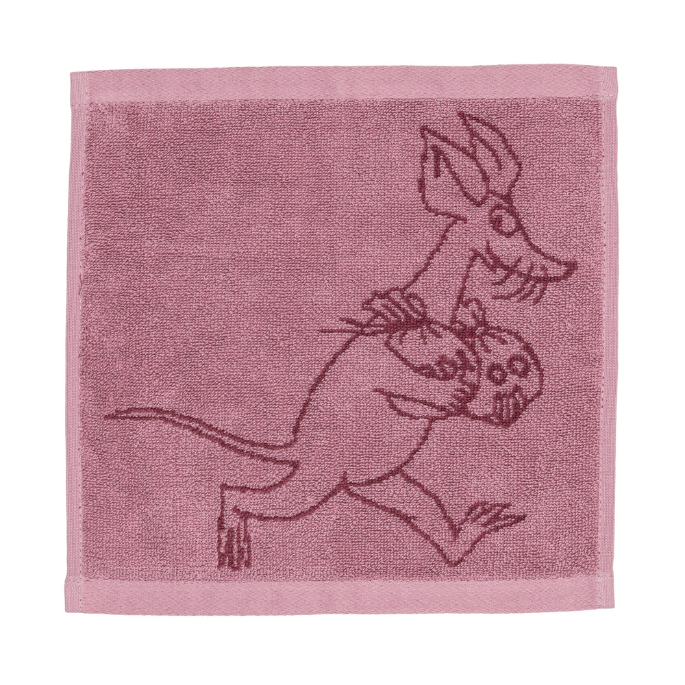 Sniff Hand Towel 25x25cm Mauve - The Official Moomin Shop