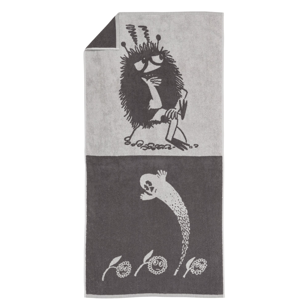 Stinky Bath Towel 70x140 Grey - The Official Moomin Shop