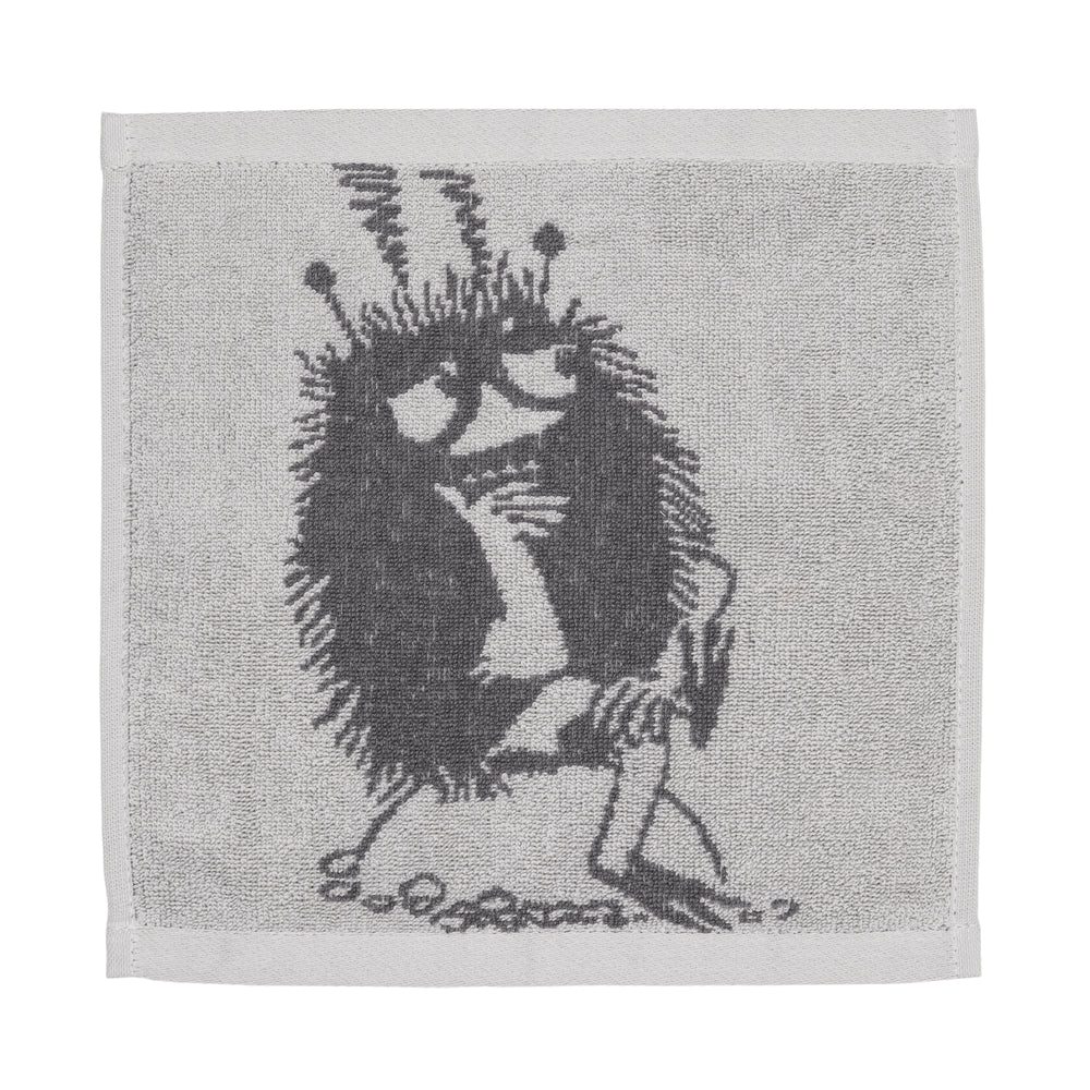 Stinky Hand Towel 25x25cm Gray - The Official Moomin Shop
