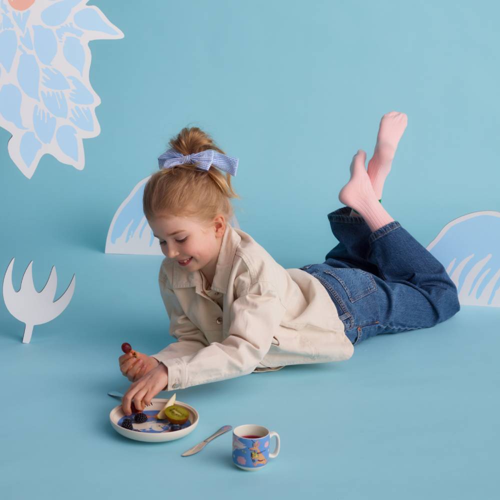 Moomin Space Adventure Children's Dining Set Blue - The Official Moomin Shop