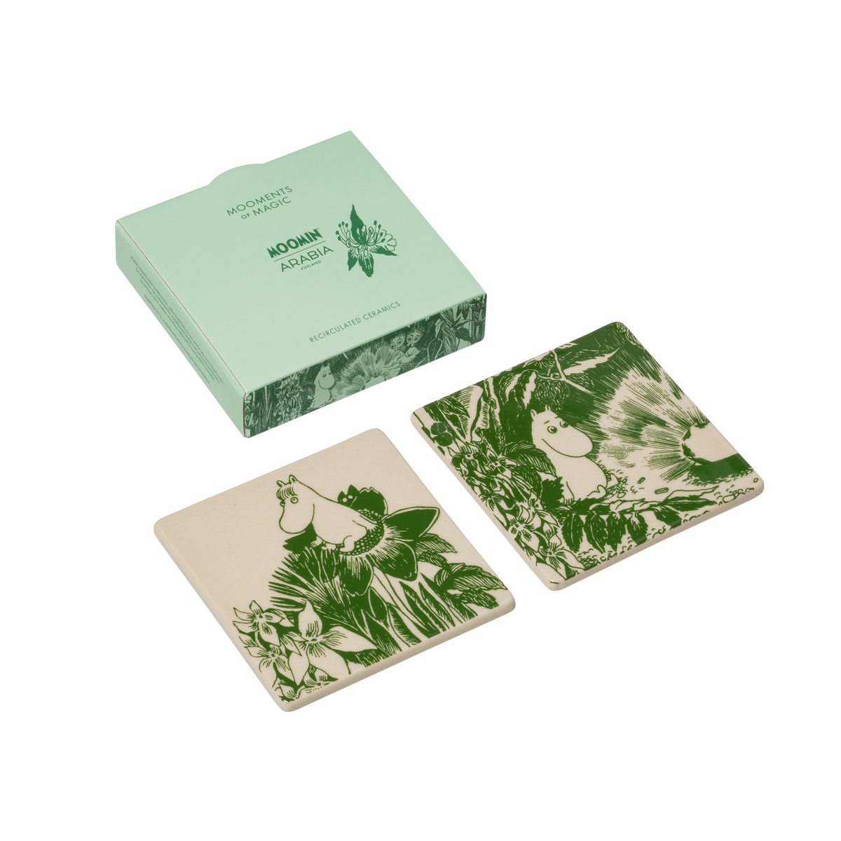 Moomin Mystical Forest Coaster 2pcs - The Official Moomin Shop