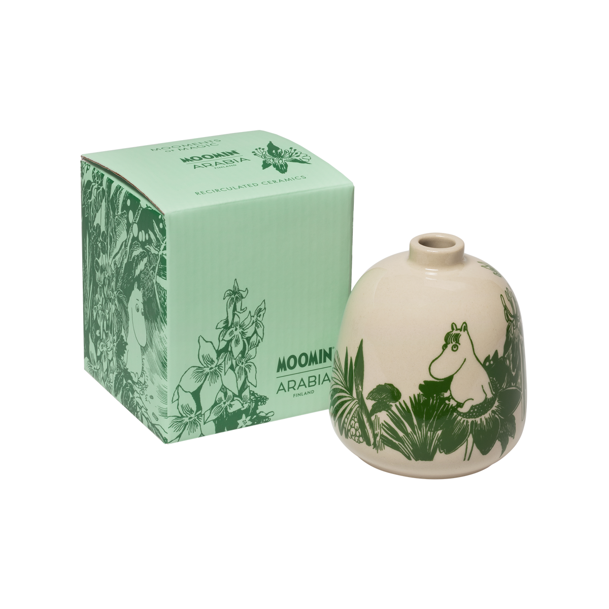 Moomin Mystical Forest Vase 8cm - The Official Moomin Shop