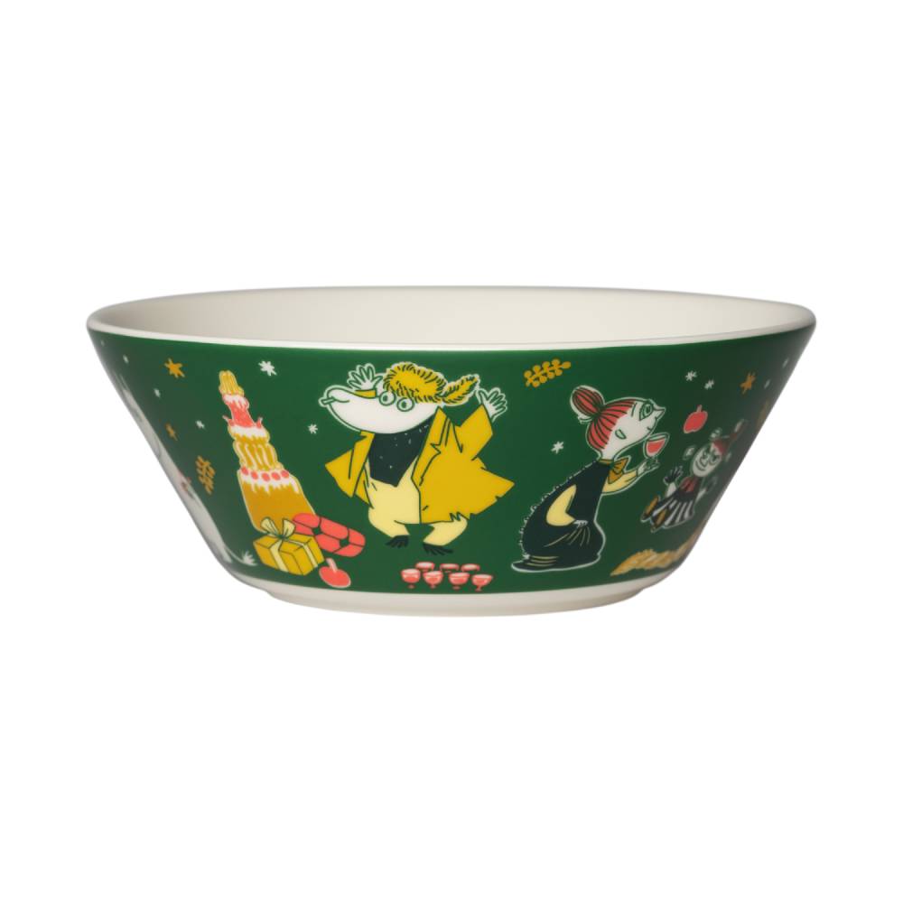 Moomin Gift Of Love Bowl 15cm Green - The Official Moomin Shop