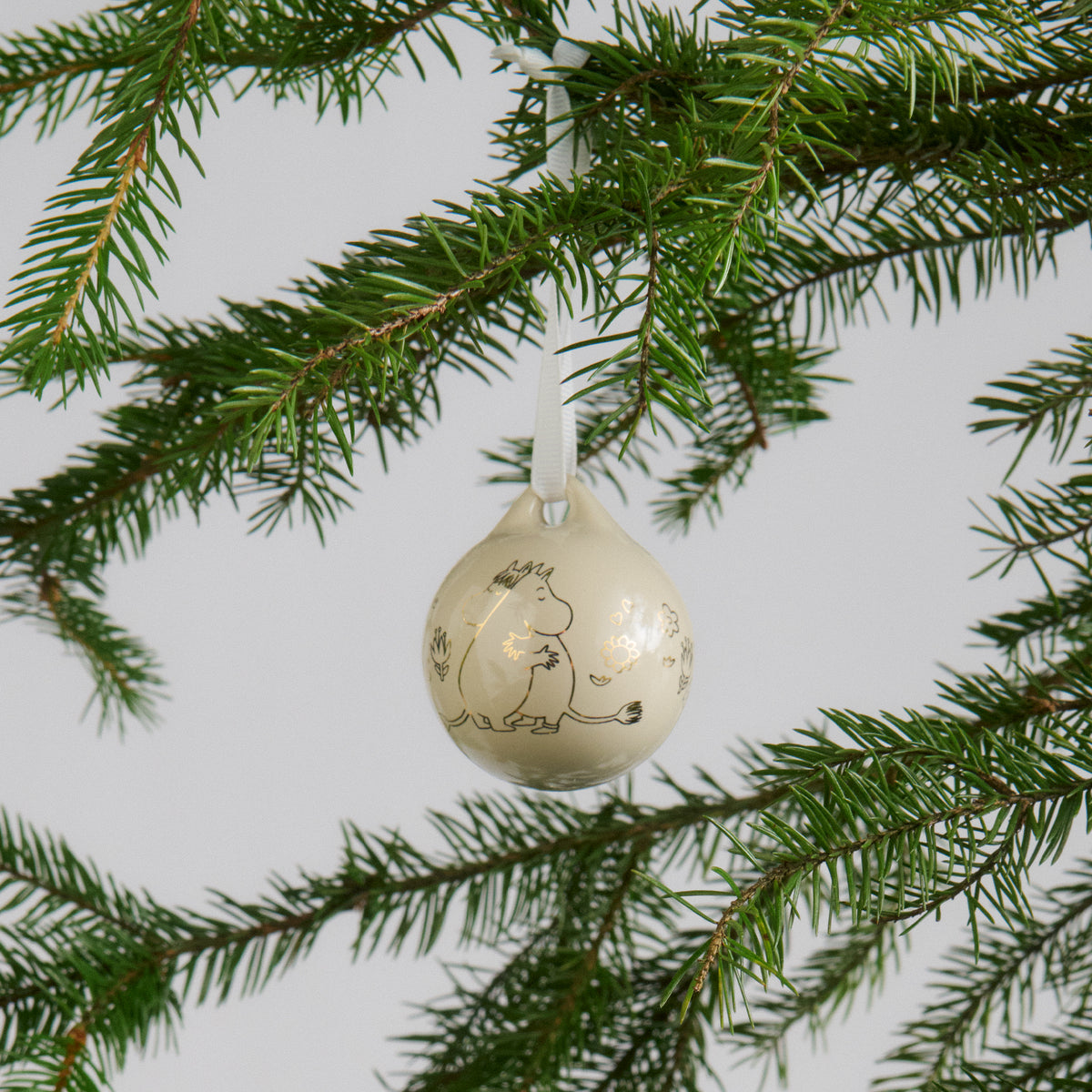 Moomin Love Bauble Gold 2set - The Official Moomin Shop