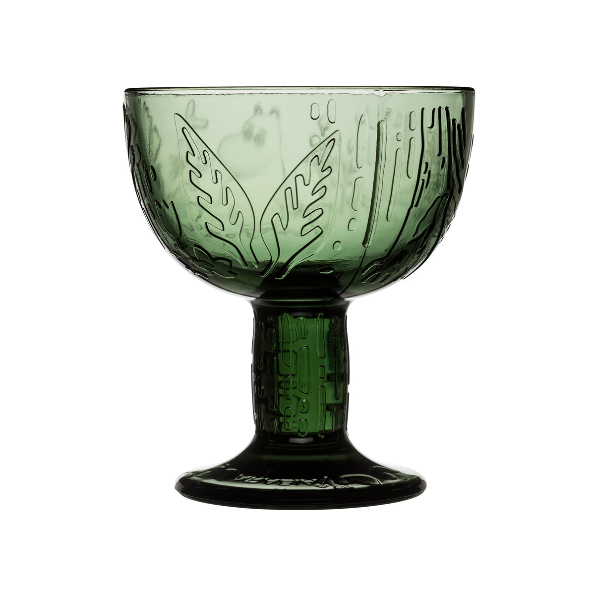 Moomin Mystical Forest Glass Serving Bowl Green - The Official Moomin Shop
