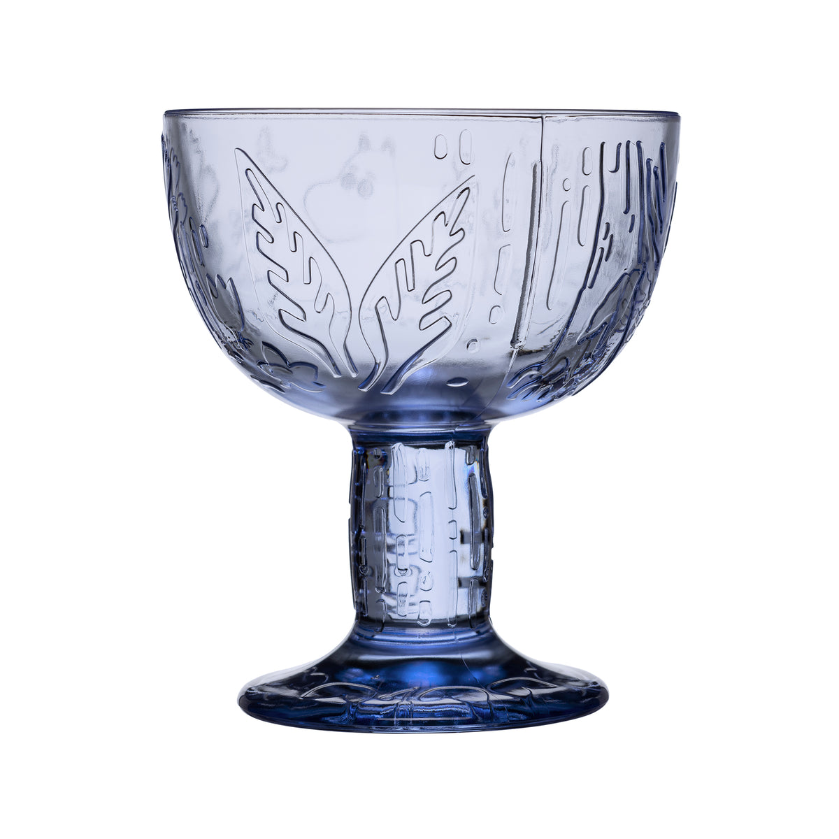 Moomin Mystical Forest Glass Serving Bowl Blue - The Official Moomin Shop
