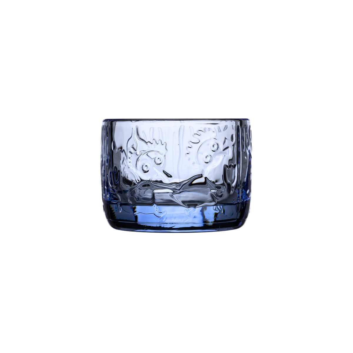 Moomin Mystical Forest Glass Candle Holder Blue - The Official Moomin Shop