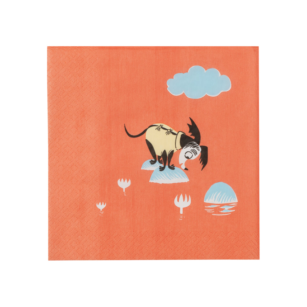 Moomin Under The Umbrella Napkin 33cm - The Official Moomin Shop