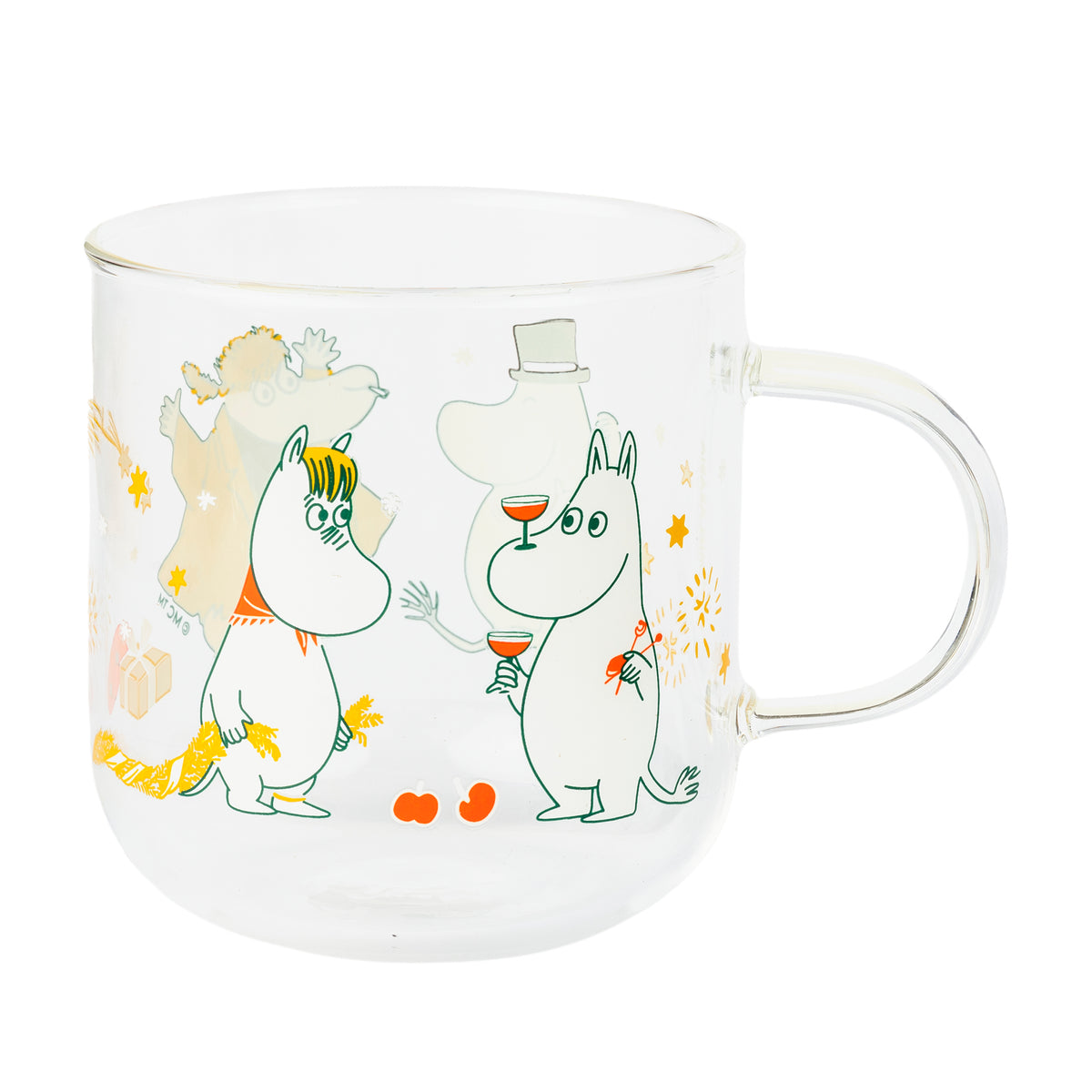 Moomin Gift Of Love Glass Mug 30cl 2set - The Official Moomin Shop