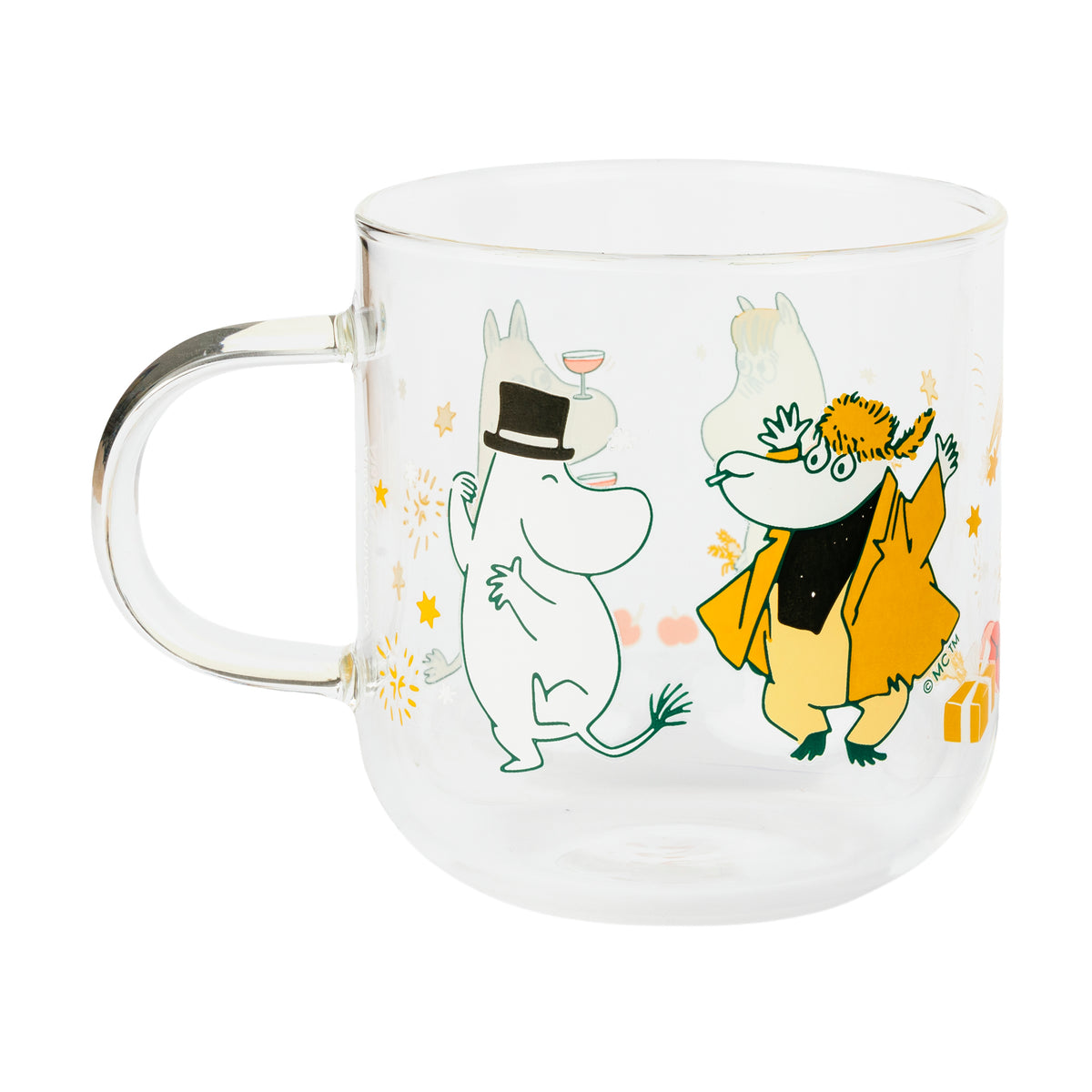 Moomin Gift Of Love Glass Mug 30cl 2set - The Official Moomin Shop