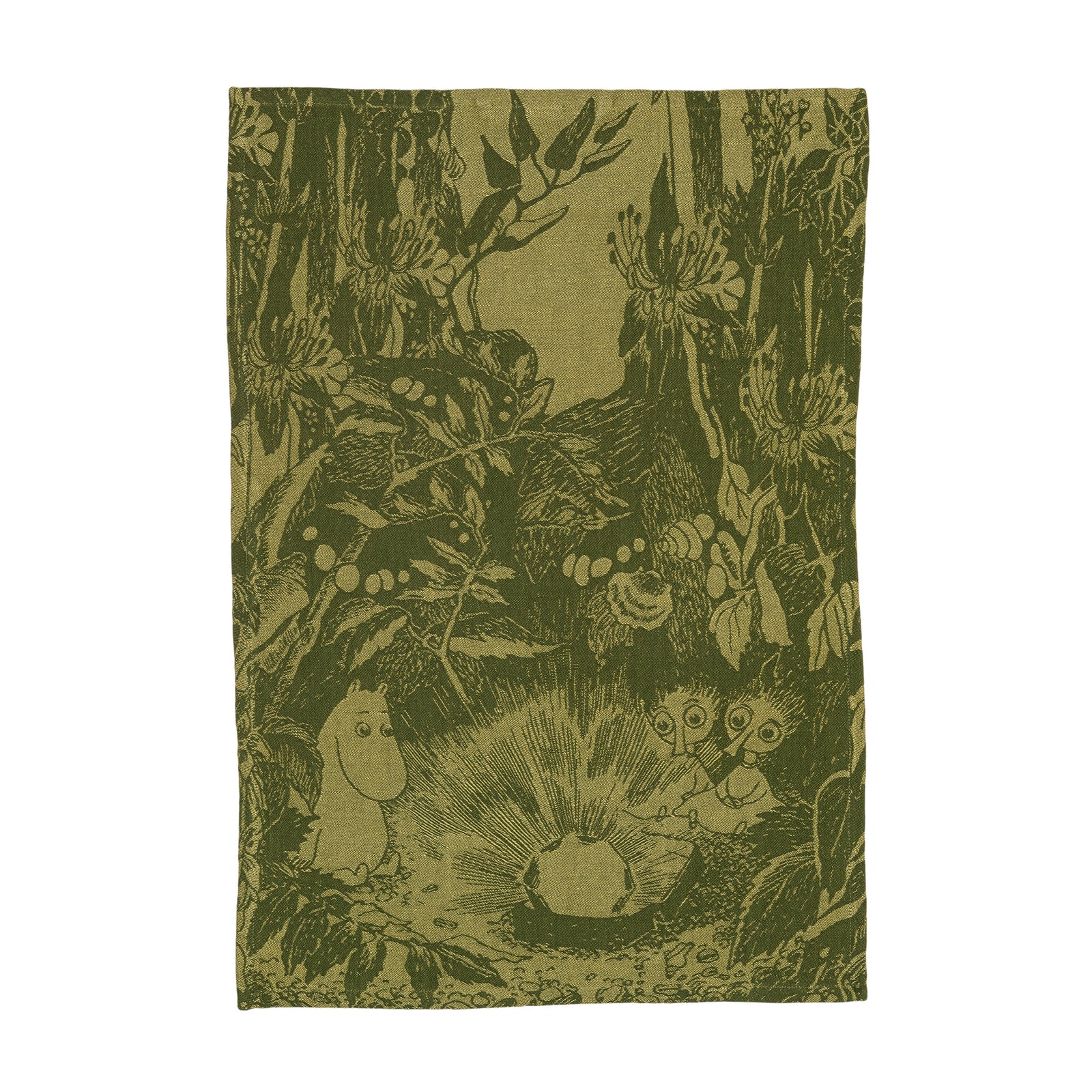 Moomin Mystical Forest Kitchen Towel Green - The Official Moomin Shop
