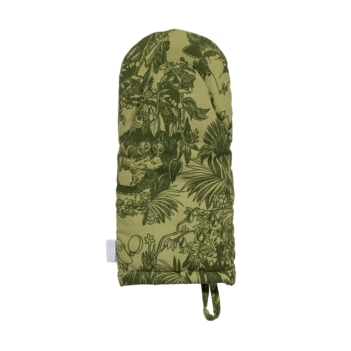 Moomin Mystical Forest Oven Mitt Green - The Official Moomin Shop