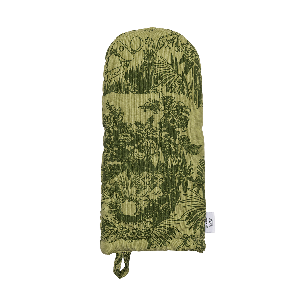 Moomin Mystical Forest Oven Mitt Green - The Official Moomin Shop