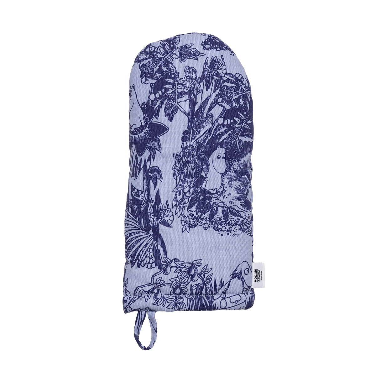 Moomin Mystical Forest Oven Mitt Blue - The Official Moomin Shop