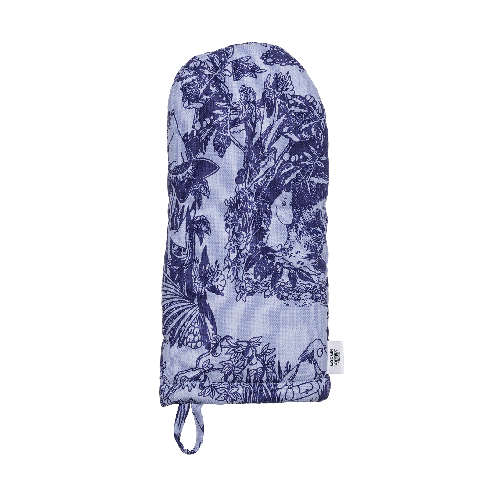Moomin Mystical Forest Oven Mitt Blue - The Official Moomin Shop