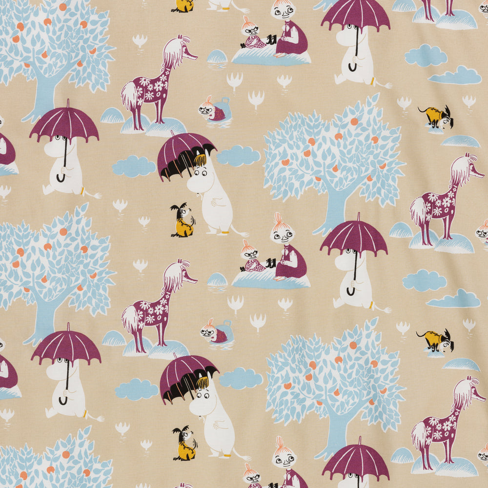 Moomin Under The Umbrella Bedset - The Official Moomin Shop