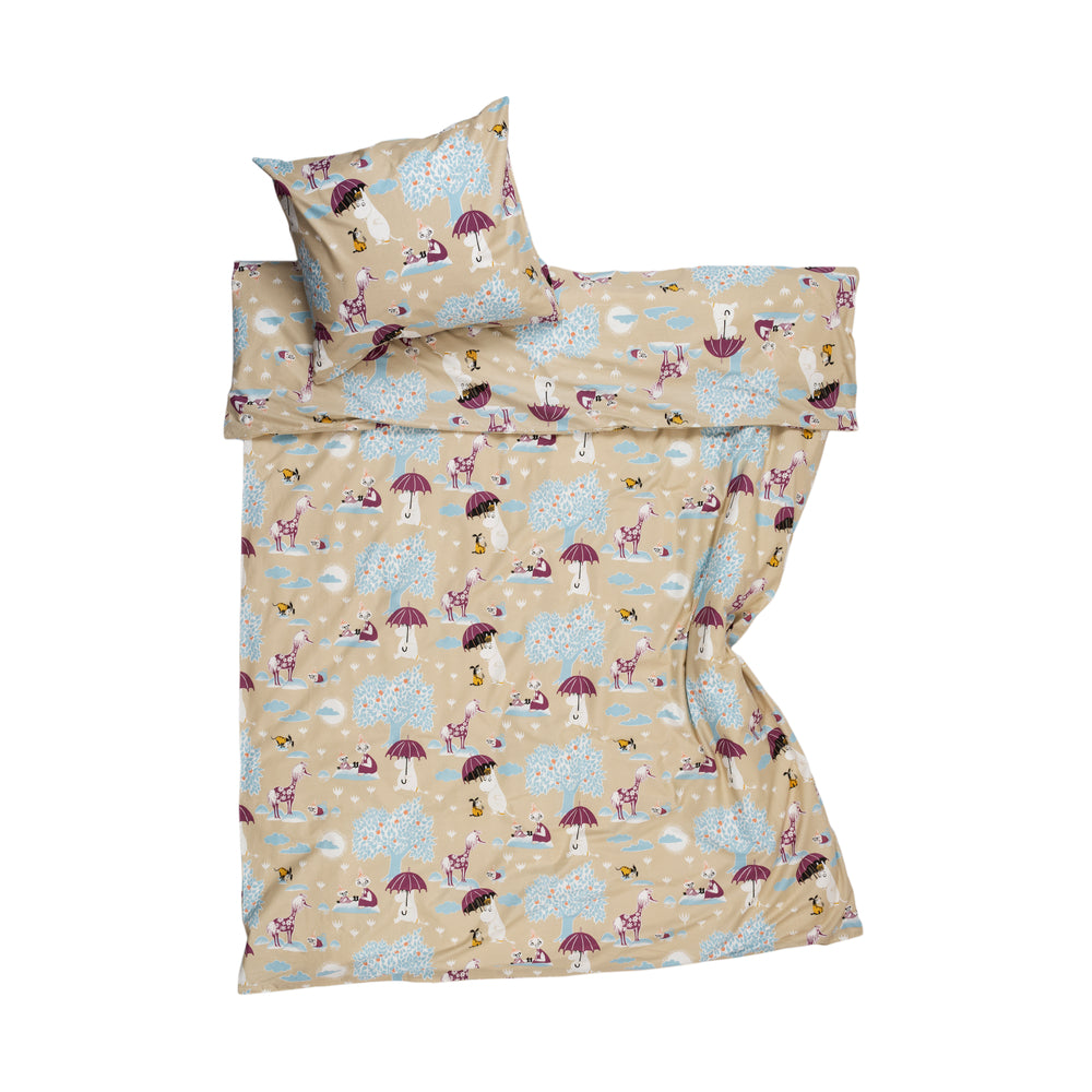 Moomin Under The Umbrella Bedset - The Official Moomin Shop