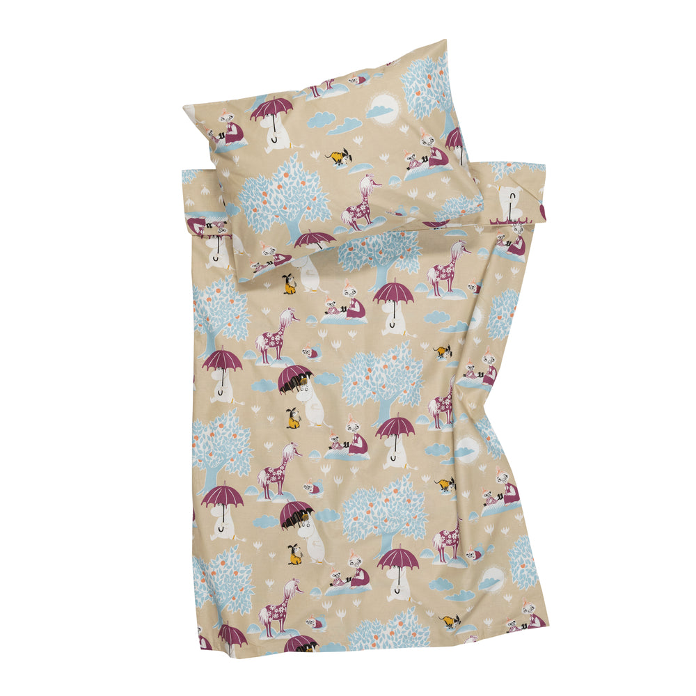 Moomin Under The Umbrella Bedset - The Official Moomin Shop