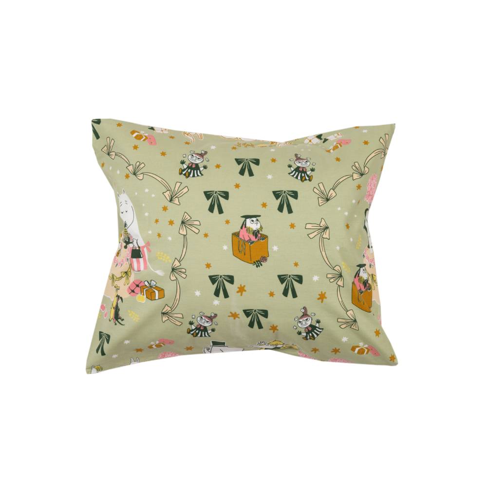 Moomin Gift Of Love Bedset 150x210cm Green - The Official Moomin Shop