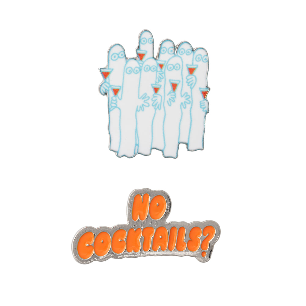 Moomin Party Queue Pin Badge 2pc - The Official Moomin Shop