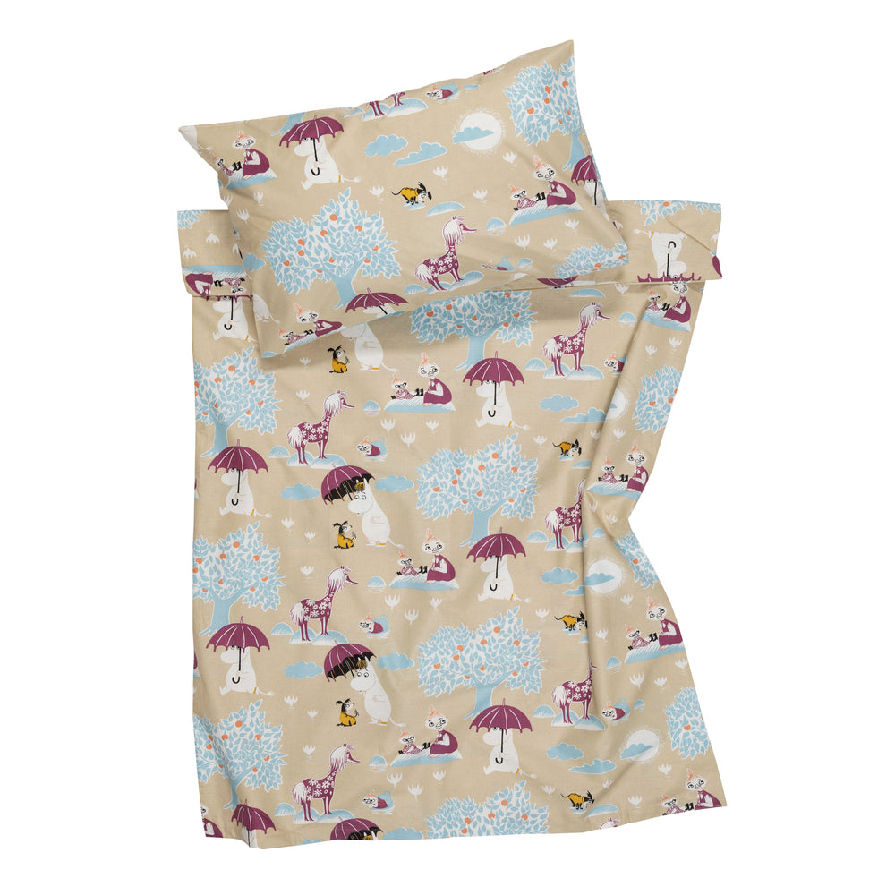 Moomin Under The Umbrella Bedset - The Official Moomin Shop