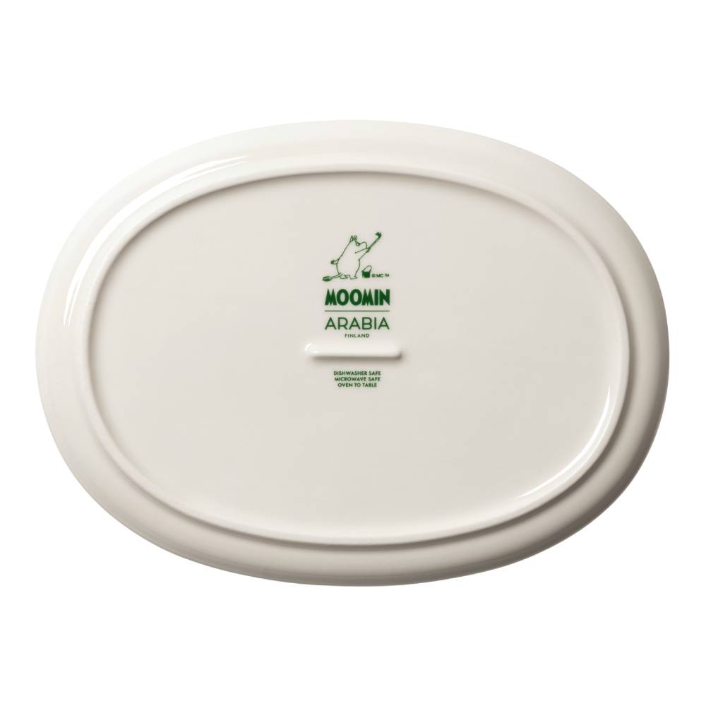 Moomin Haru Serving Plate 17cm Green - The Official Moomin Shop