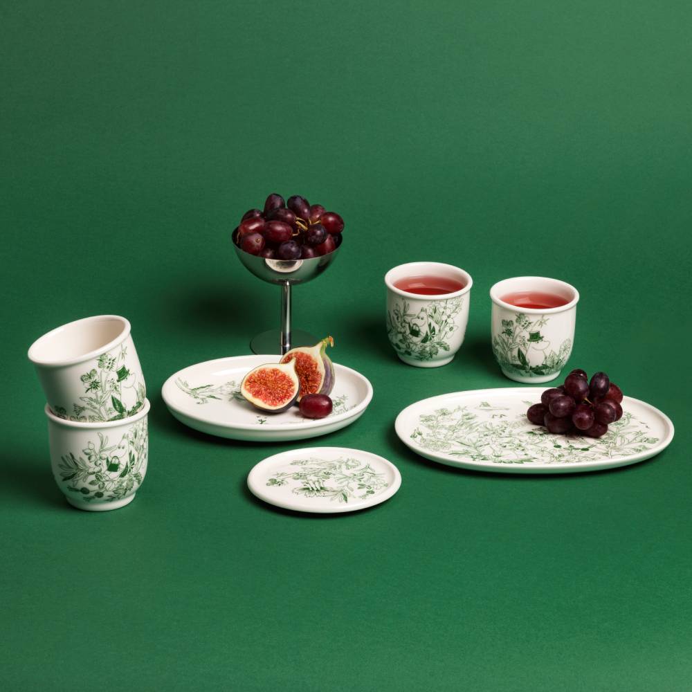 Moomin Haru Mini Plate 12cm Green - The Official Moomin Shop