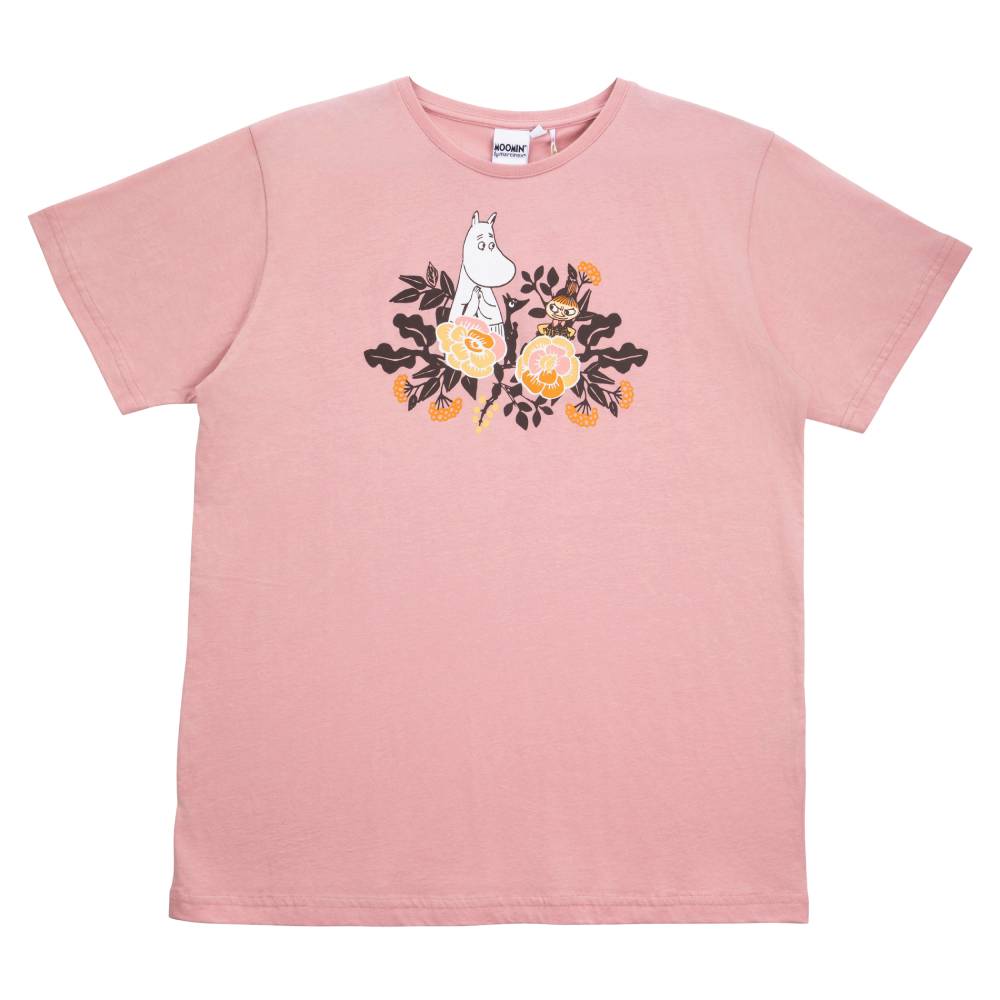 Moomin Flora T-shirt Rose - Martinex - The Official Moomin Shop