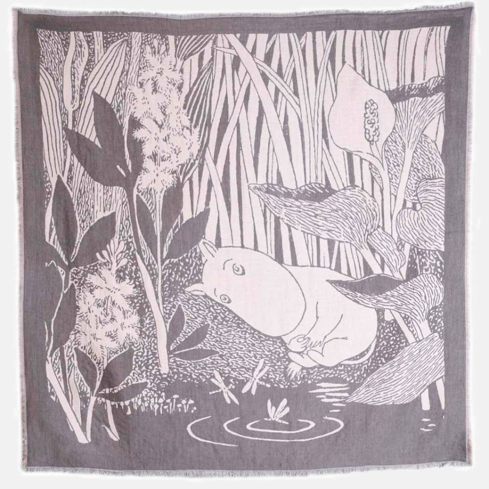 Moomin Midsummer Madness Scarf Rosa - The Official Moomin Shop