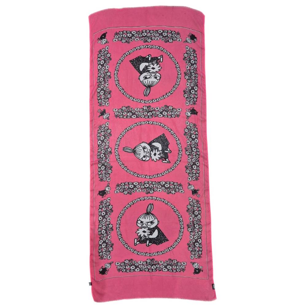Little My Lyocell Scarf Fuchsia - The Official Moomin Shop