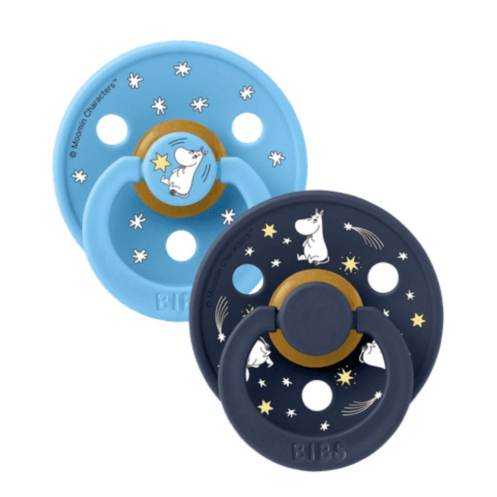 Moomin Good Night Pacifier 2-pack Blue - The Official Moomin Shop