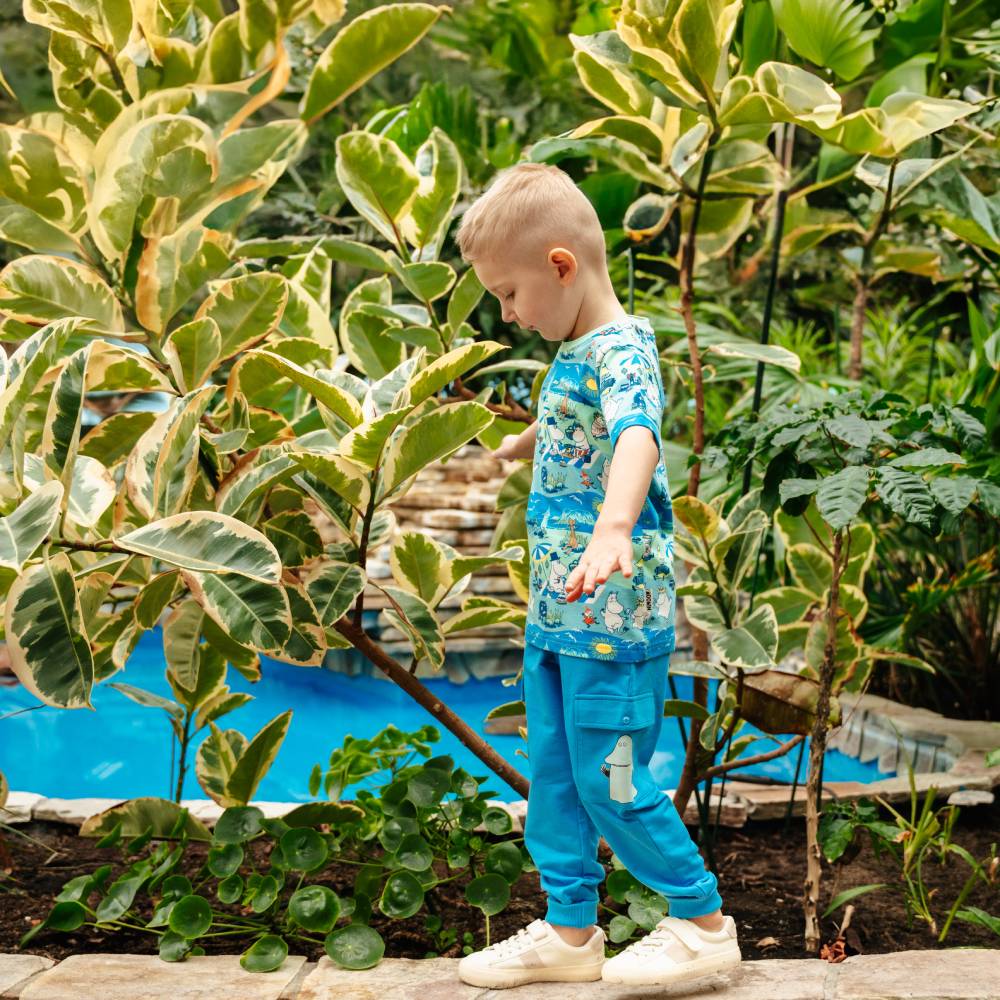 Moomin Beach Day T-shirt Turquoise - Martinex - The Official Moomin Shop