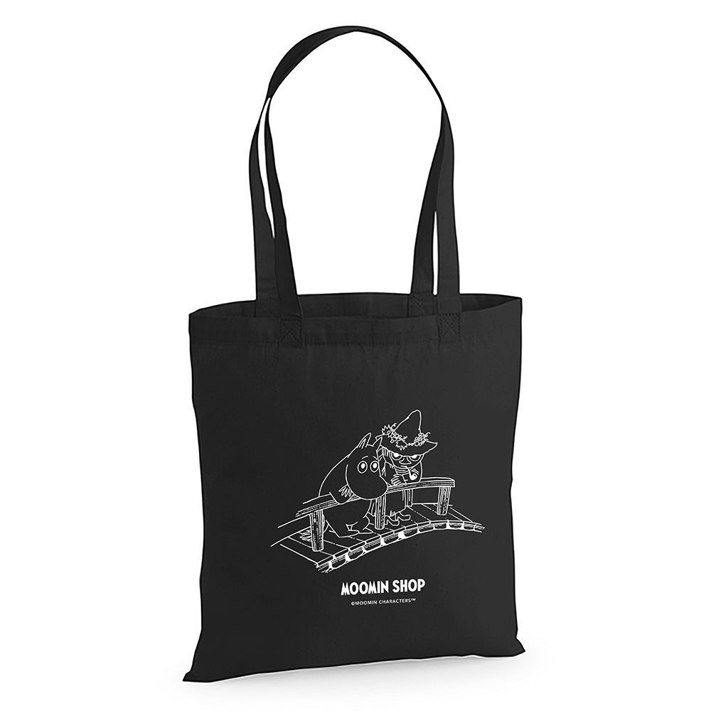 Moomin Shop Exclusive Tote Bag Black - The Official Moomin Shop