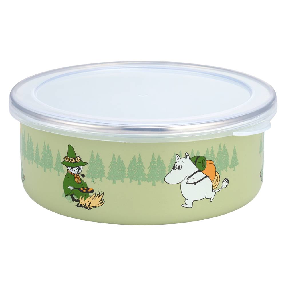 Moomin Campers Bowl & Lid 8dl Green - The Official Moomin Shop