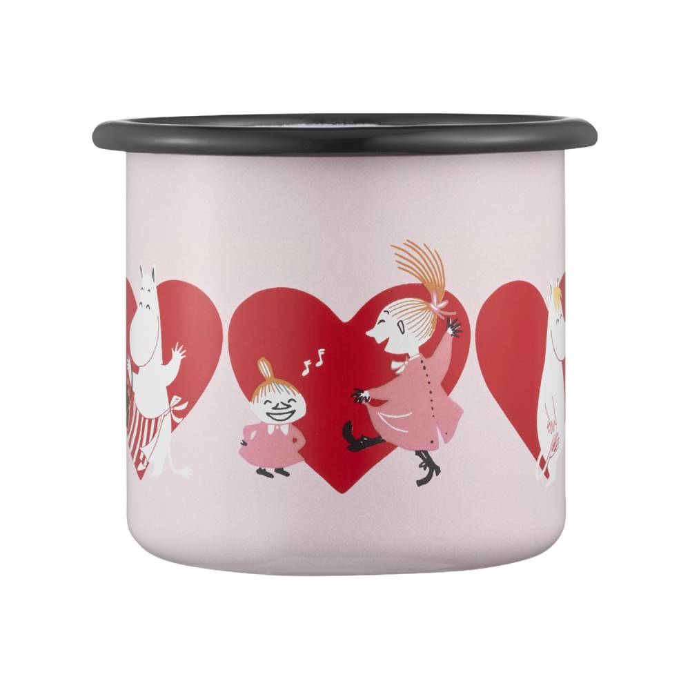 Moomin Heart Mug 2,5dl Pink - The Official Moomin Shop