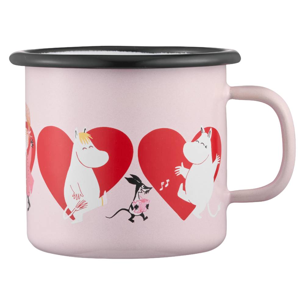 Moomin Heart Mug 2,5dl Pink - The Official Moomin Shop
