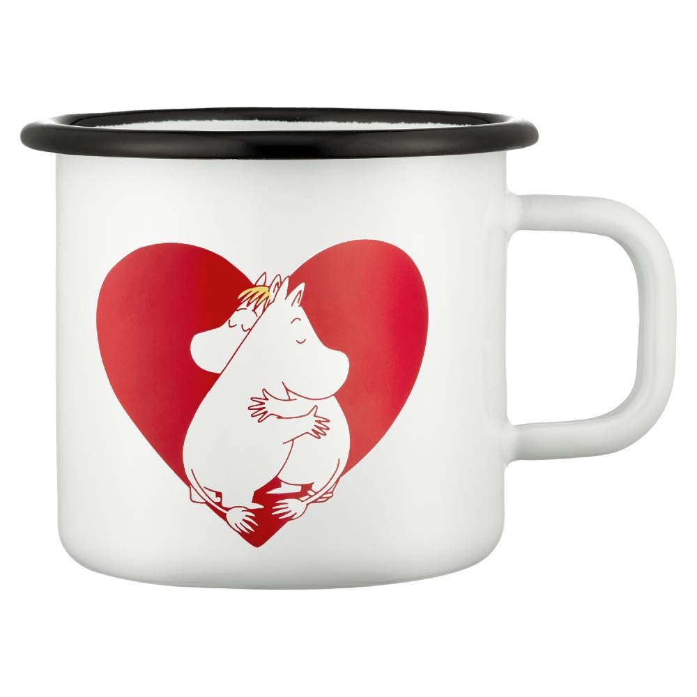 Moomin Heart Mug 3,7dl White - The Official Moomin Shop