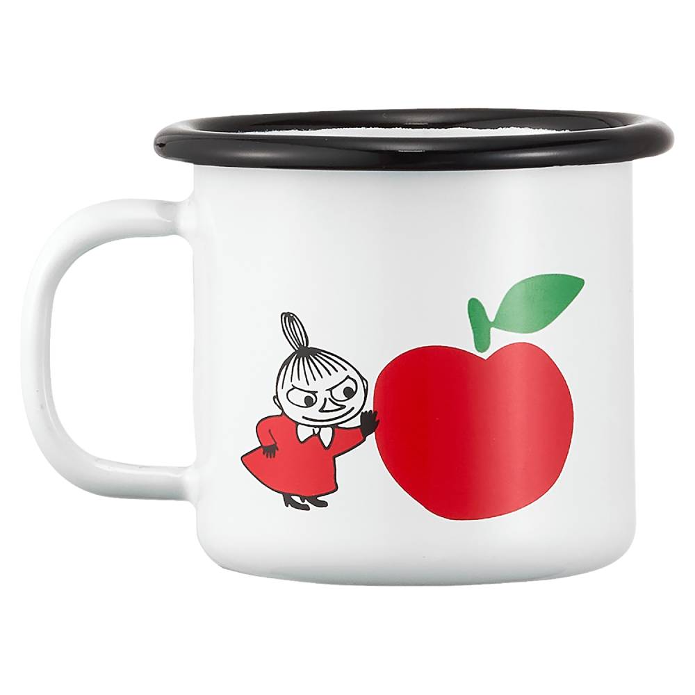 Moomin Joyfull Apples Mug 1,5dl Red - The Official Moomin Shop