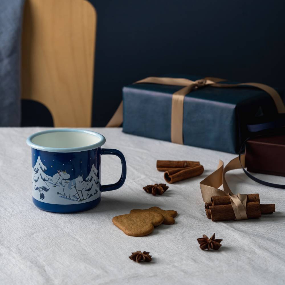Moomin Starry Night Mug 3,7dl Blue - The Official Moomin Shop