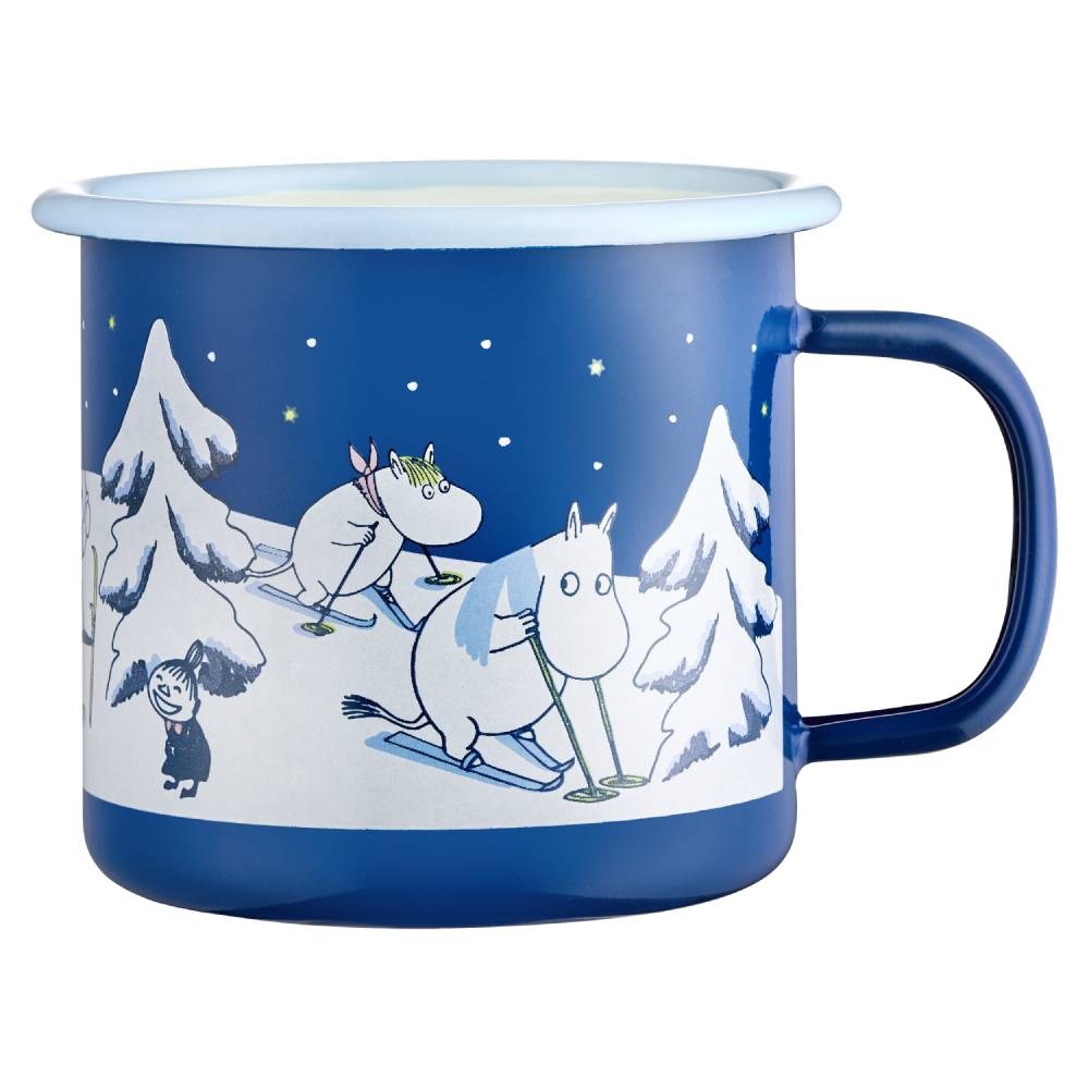 Moomin Starry Night Mug 3,7dl Blue - The Official Moomin Shop