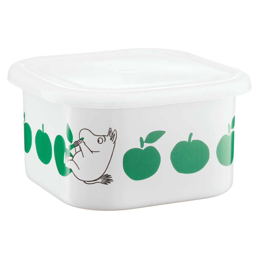 Moomin Joyfull Apples Jar 1,5L Green - The Official Moomin Shop