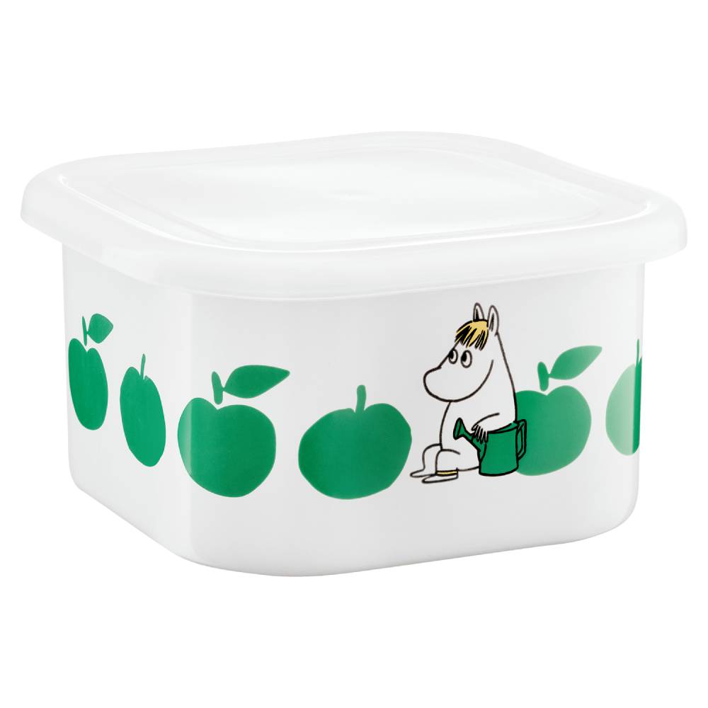 Moomin Joyfull Apples Jar 1,5L Green - The Official Moomin Shop