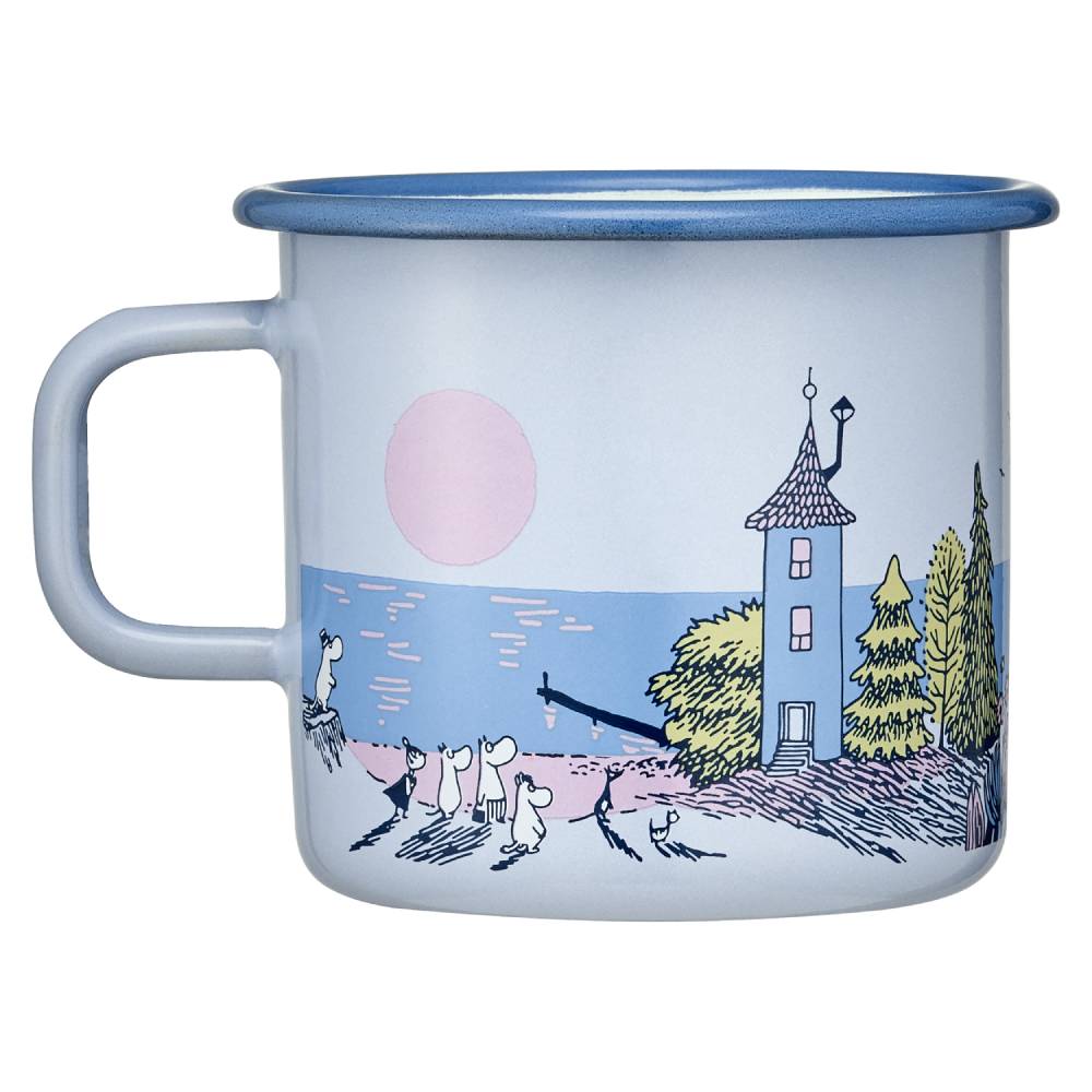 Moomin Sunset Mug 5,5dl Blue - The Official Moomin Shop