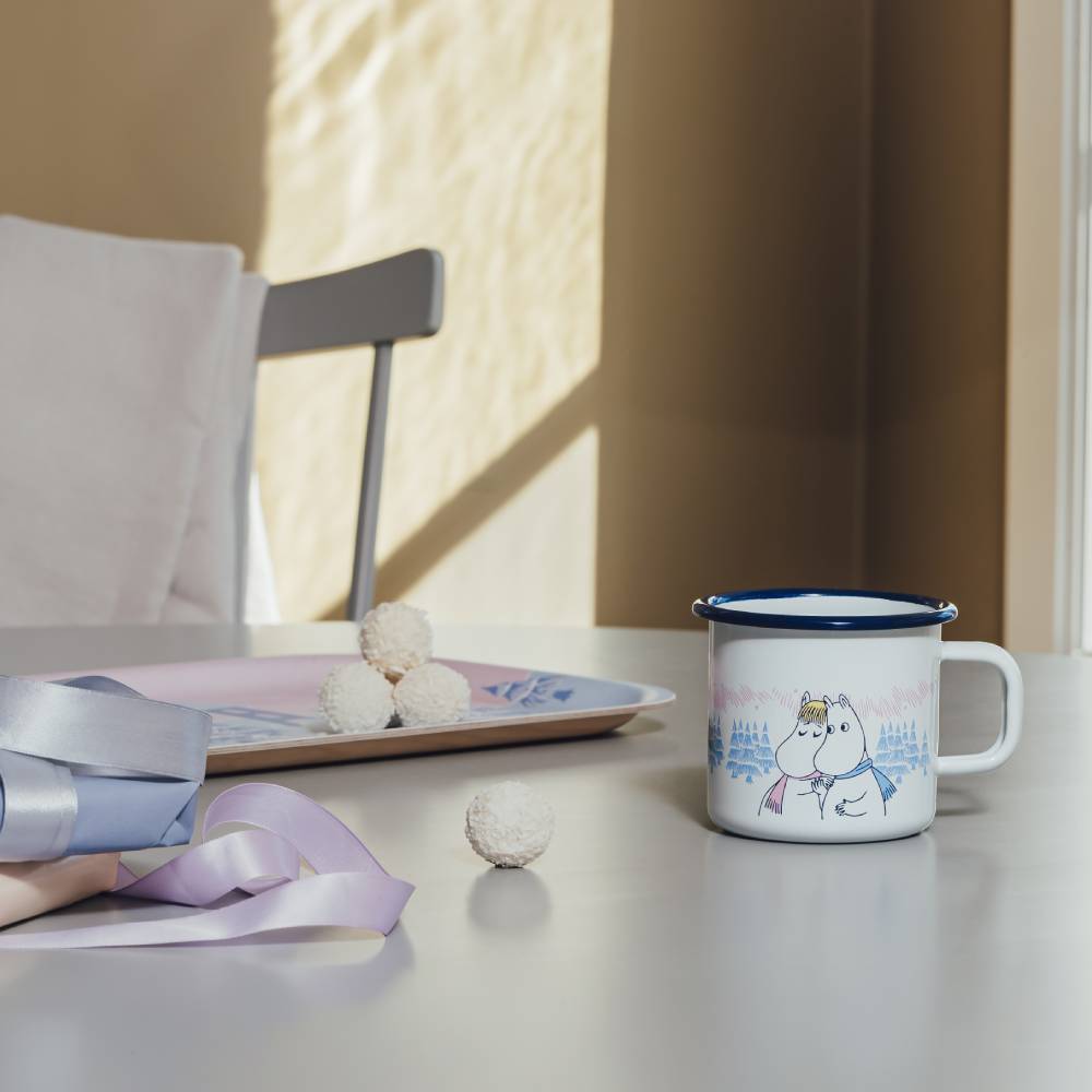 Moomin Frosty Day Mug 3,7dl White - The Official Moomin Shop