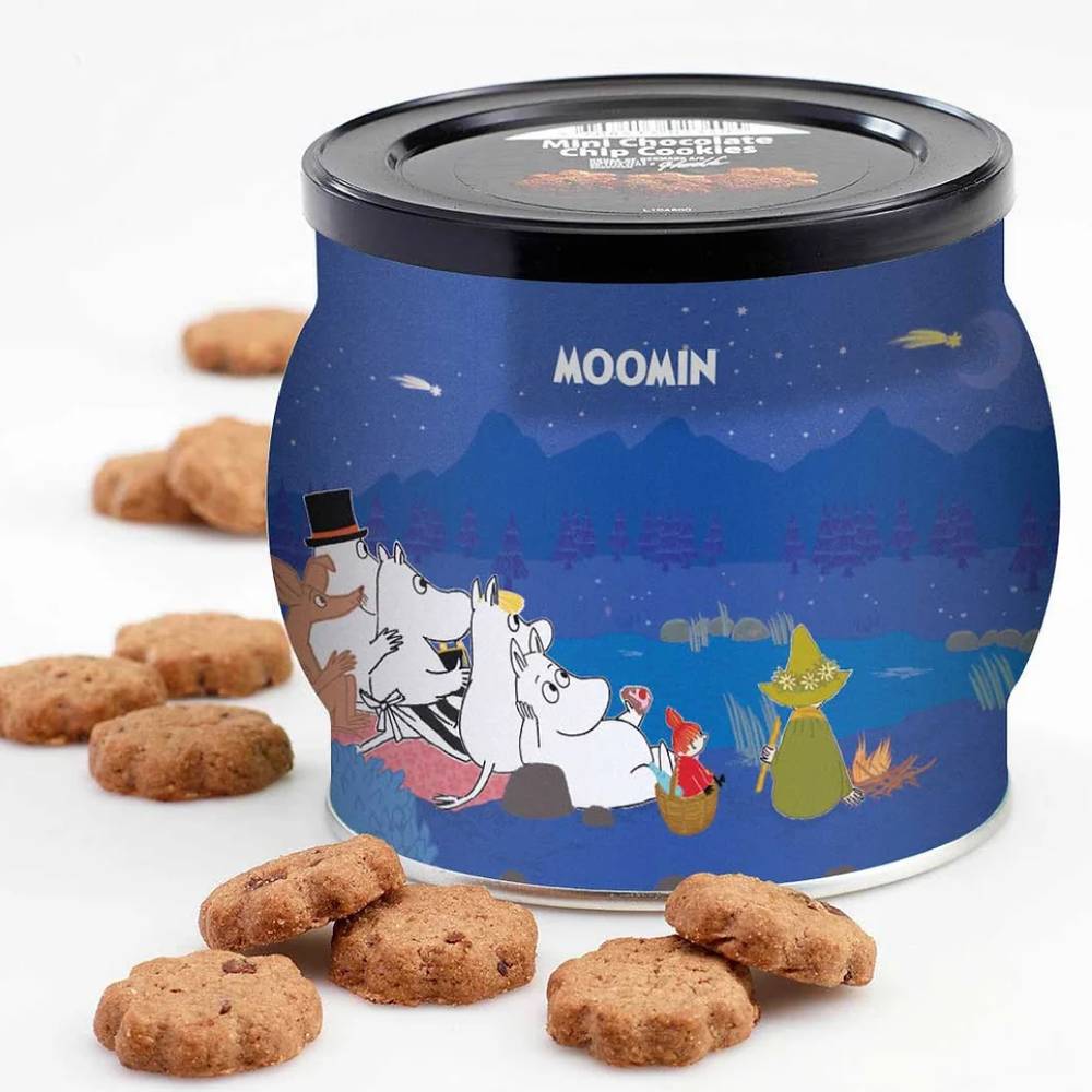 Moomin Chocolate Chip Cookie Tin 200g - House of Denmark - The Official Moomin Shop